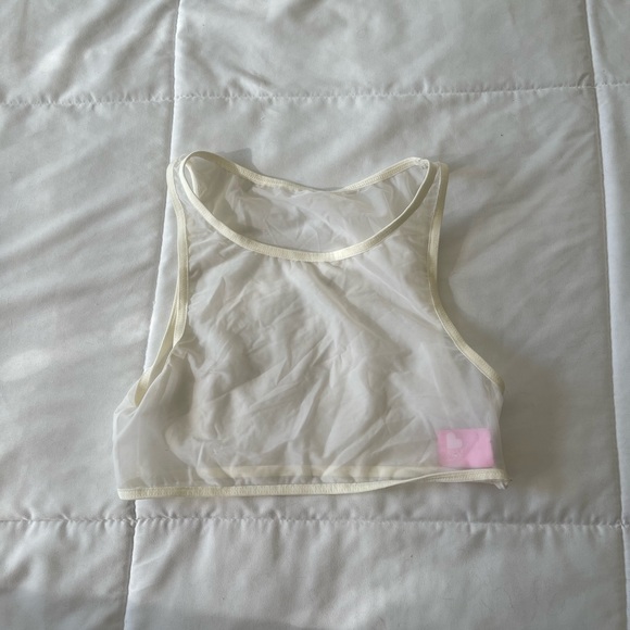 American Apparel Mesh Crop Top - Picture 2 of 3